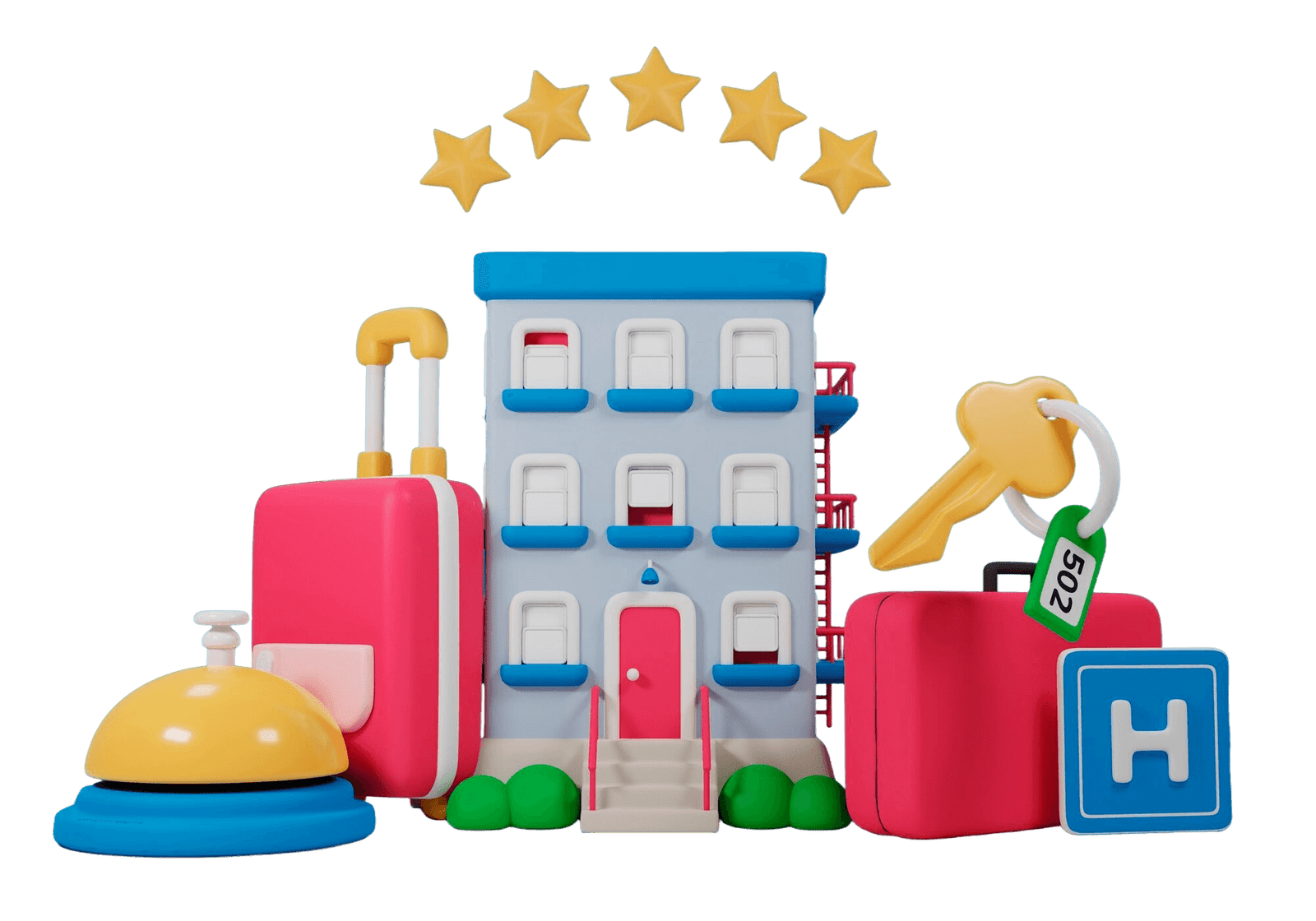 Hospedagem econômica moderna